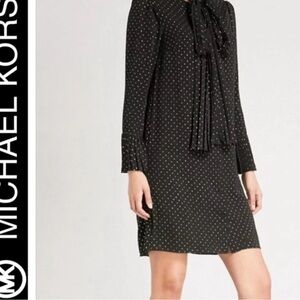 Michael Kors Black Polka Dot Women's Dress